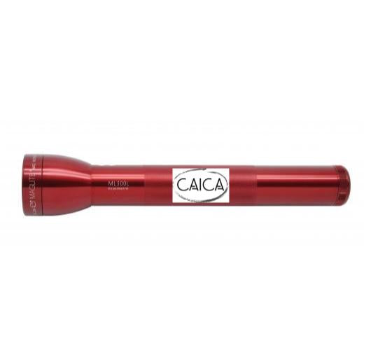 ML300L LED 3-Cell D Flashlight - Red - Custom Engraving