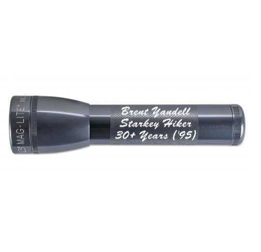ML25LT LED 2-Cell C Flashlight - Gray - Custom Engraving