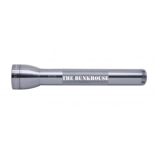ML300L LED 3-Cell D Flashlight - Gray - Custom Engraving