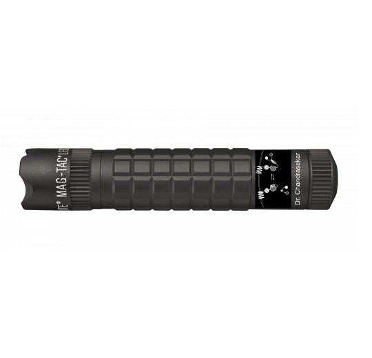 MAG-TAC CR123 LED Flashlight Crowned Bezel - Black - Custom Engraving