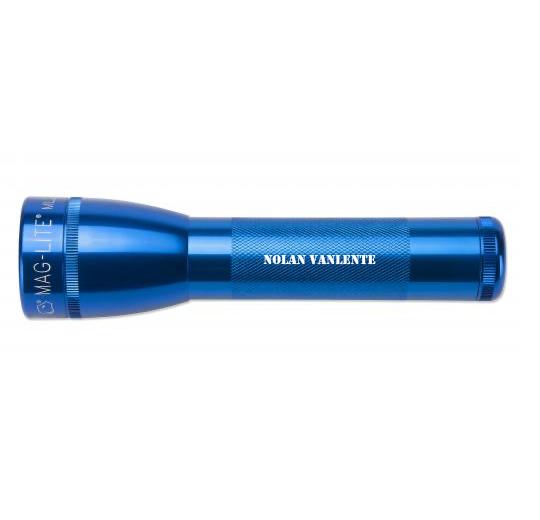 ML25LT LED 2-Cell C Flashlight - Blue - Custom Engraving