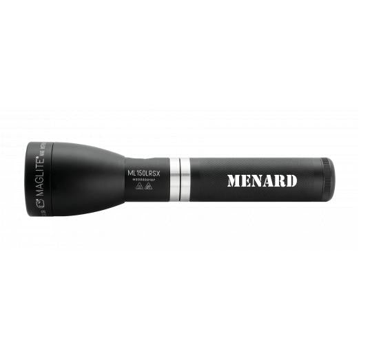 ML150LRSX Rechargeable LED Fast-Charging Flashlight - Matte Black - Custom Tactical Engraving