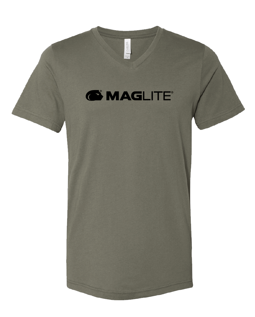 Bella Canvas Unisex Jersey Short Sleeve V Neck T shirt 3005 Military Green