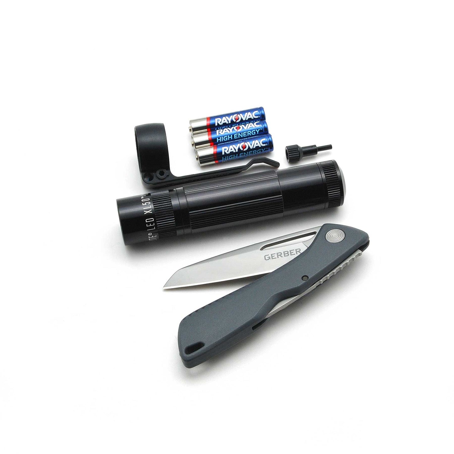 Maglite® XL50 - LED Flashlight - Gerber Sharkbelly Knife Bundle