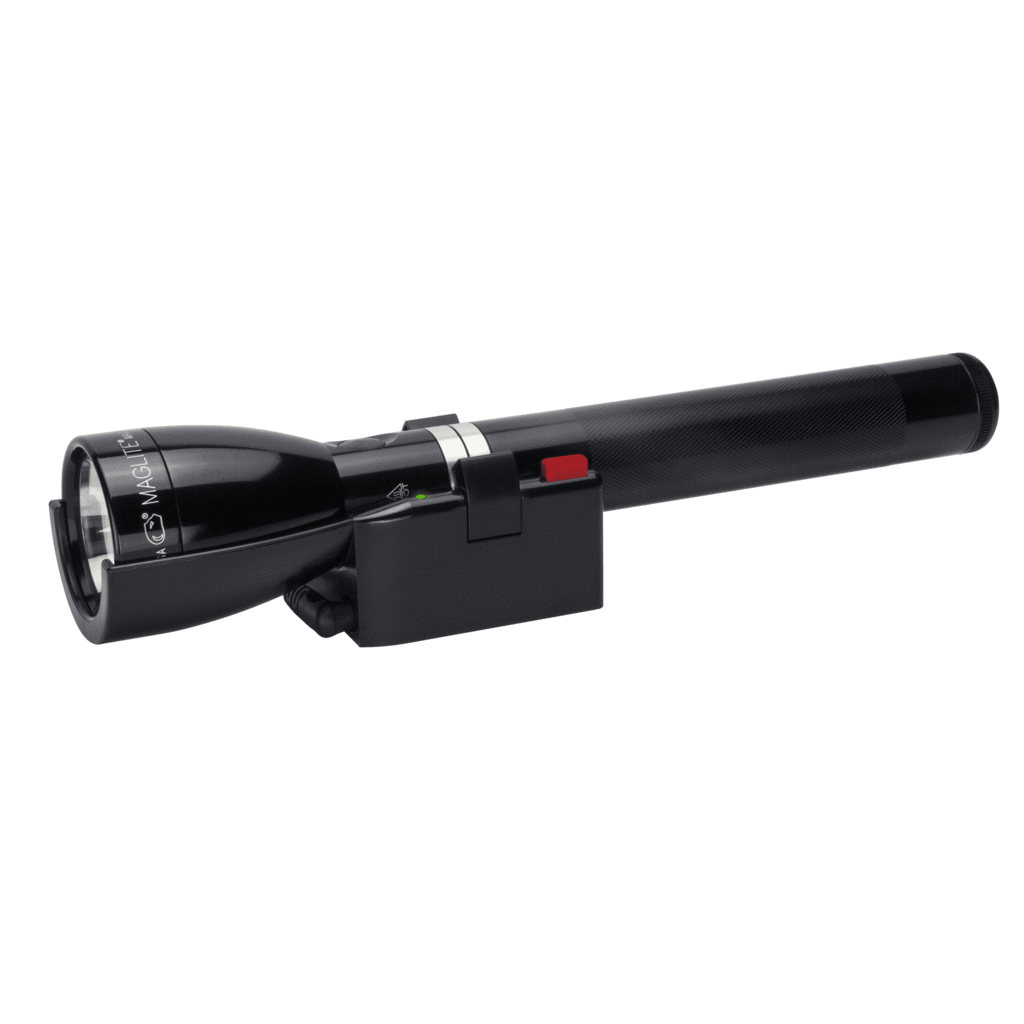 Maglite RL1019 LED Rechargeable Flashlight System with 120V Converter & 12V  DC Auto Adapter, Black - ML65017-BRK - Basic Handheld Flashlights 