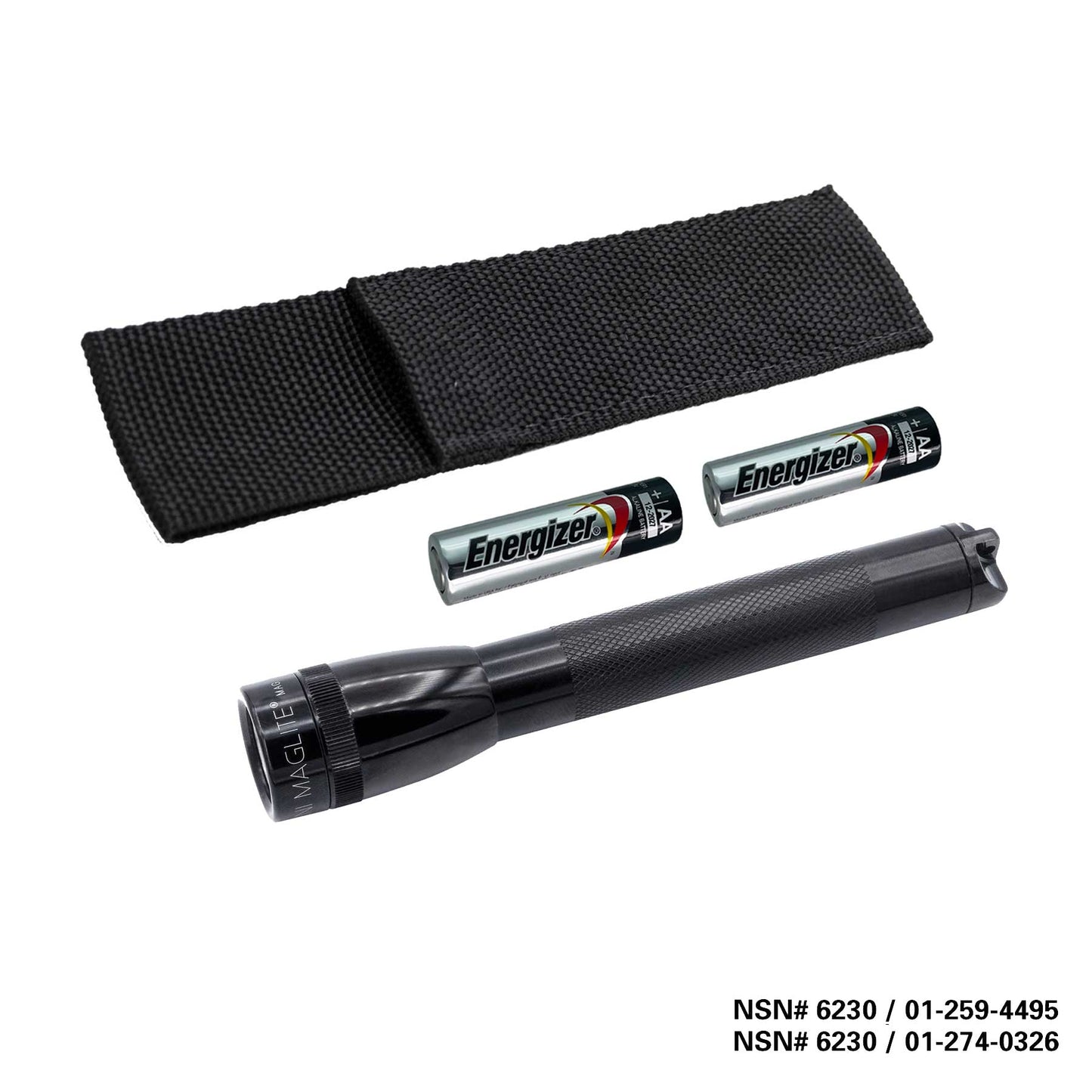 Mini Maglite® - Classic AA Flashlight - Holster Pack