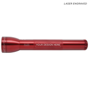 ML300L LED 3-Cell D Flashlight - Red - Custom Engraving