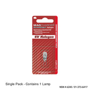 Replacement Lamp-Bulb for Mag Charger - Halogen - Flashlight