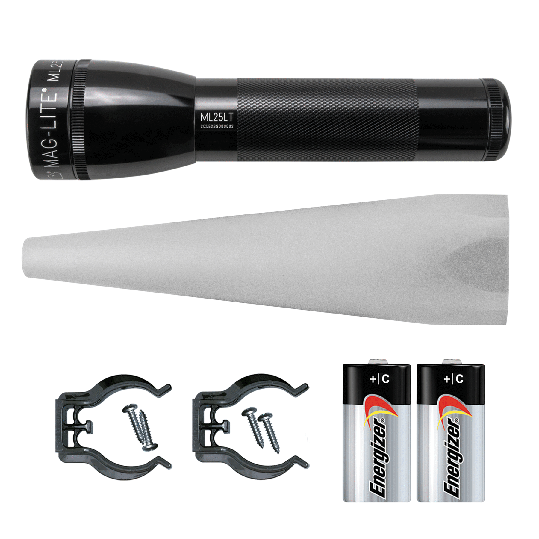 MAGLite ML125-33014 ML125 LED Rechargeable Flashlight System FREE SHIPPING!