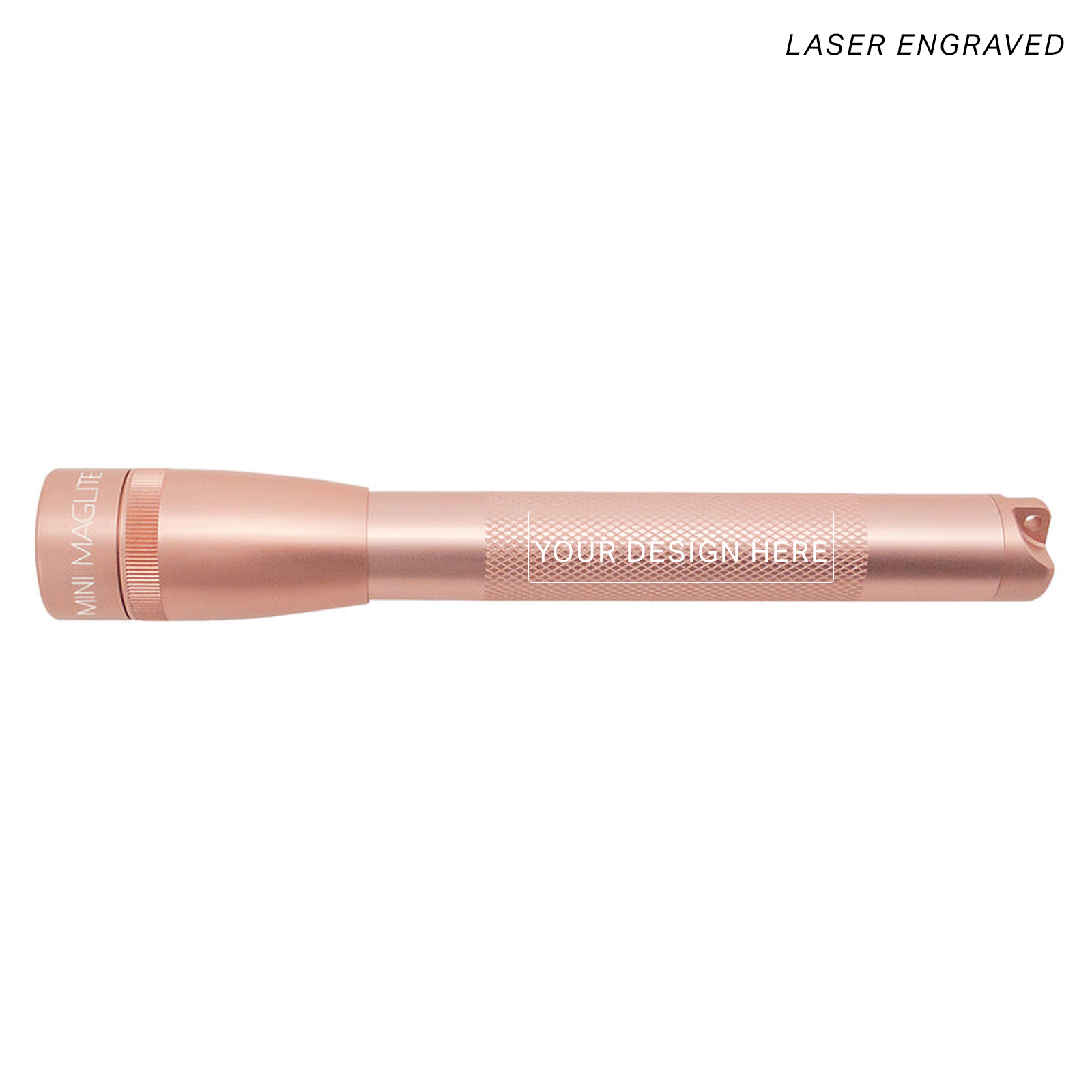 Mini Maglite Pro LED Flashlight - Rose Gold - Custom Engraving