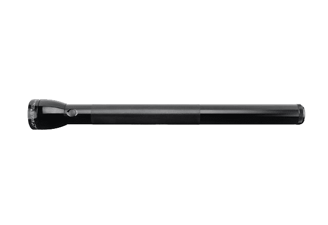 ML300L LED six cell D flashlight in black with a textured grip
