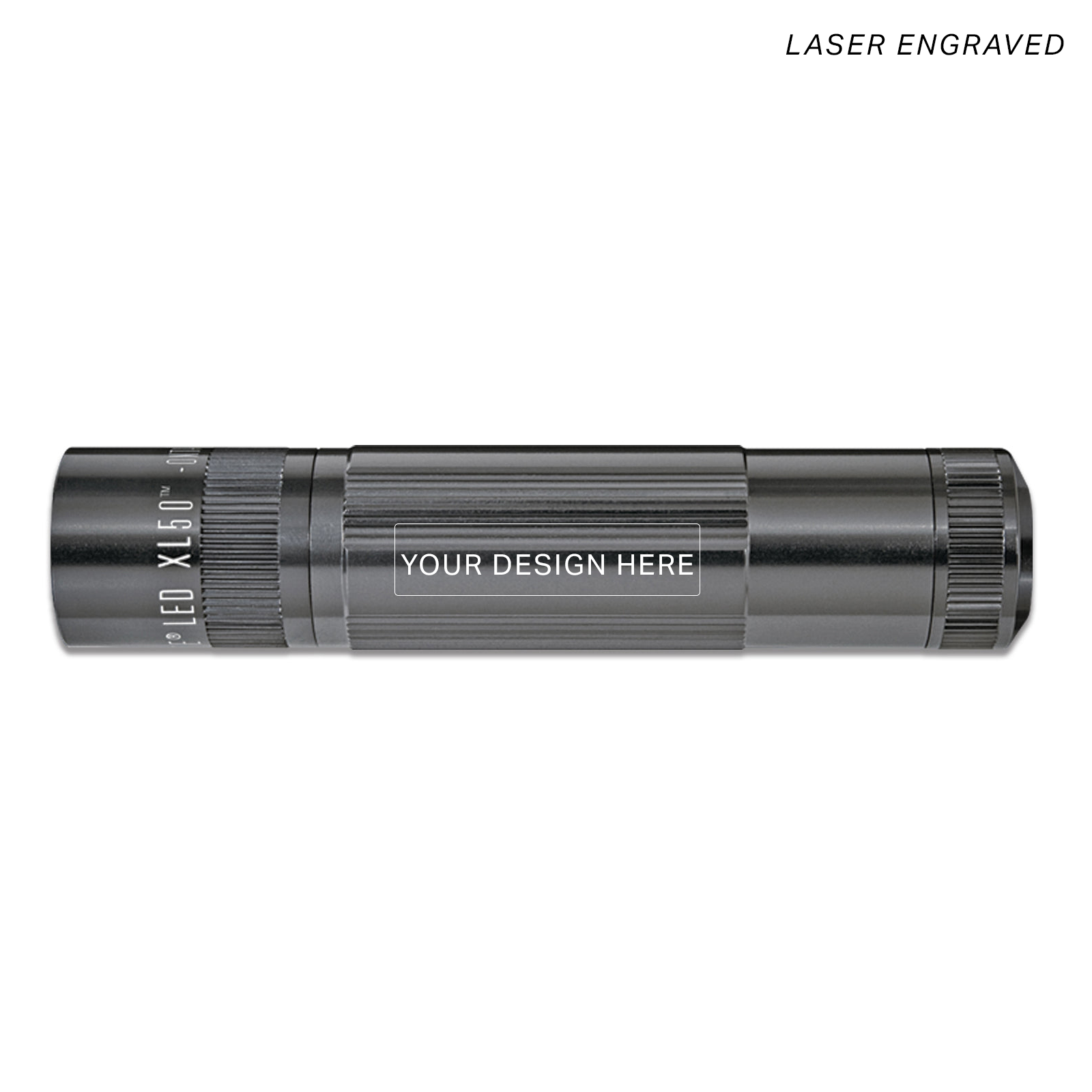 Maglite XL50 LED 3 Cell AAA Flashlight Gray Engraving Maglite XL50 LED 3 Cell AAA Flashlight Gray Engraving