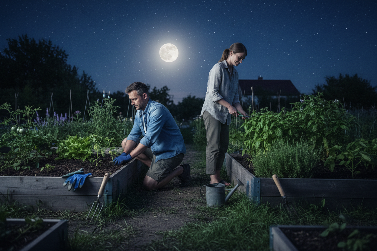 Night Gardening Tips: Because the Moon Was Just Sitting There Doing Nothing