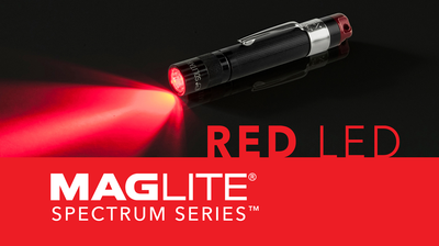 THE MAGLITE® SPECTRUM SERIES™ RED LED FLASHLIGHTS