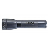 Gray ML25LT LED two-cell C flashlight with knurled grip