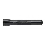 Black ML300L LED 3-Cell D flashlight with flared head and custom engraving along the body
