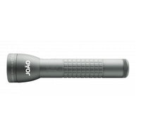 ML300LX 2D LED flashlight in urban gray with knurled body and custom engraving