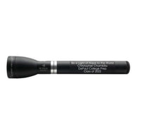 ML150LRX rechargeable LED flashlight in matte black with engraving Be a Light of Hope to the World Christopher Chambliss DePaul College Prep Class of 2022