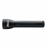 ML300LX 2D LED flashlight in black with textured knurled grip and custom engraving