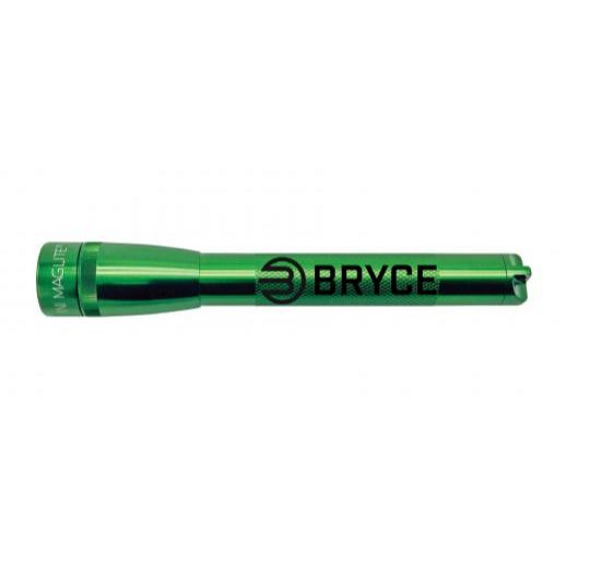 Mini Maglite Pro LED Flashlight - Dark Green - Custom Engraving