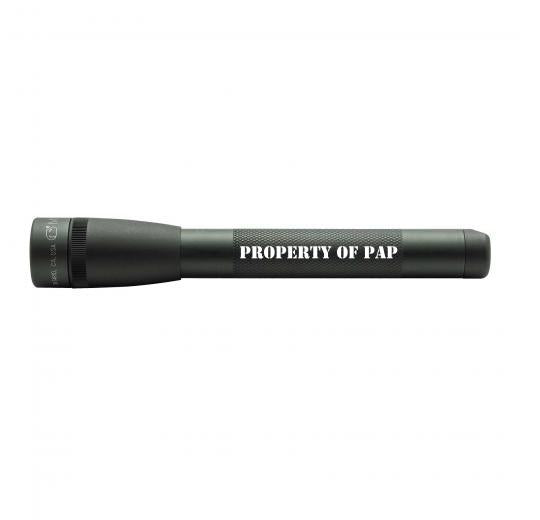 Mini Maglite Pro LED Flashlight - Matte Foliage Green - Custom Engraving