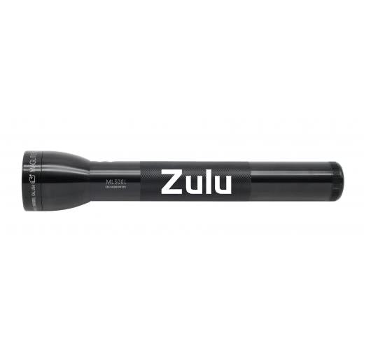 ML300L LED 3-Cell D Flashlight - Black - Custom Engraving