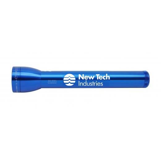 ML300L LED 3-Cell D Flashlight - Blue - Custom Engraving