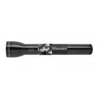 Black ML300L LED 3-Cell D flashlight with Wilsonator name badge and dog photo