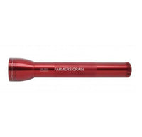 Red ML300L LED 3-Cell D flashlight with custom engraving Farmers Grain