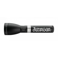 Matte black ML150LRSX rechargeable fast charging flashlight with Johnson engraving