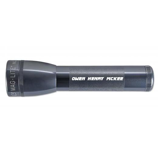 ML25LT LED 2-Cell C Flashlight - Gray - Custom Engraving