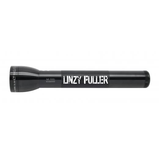 ML300L LED 3-Cell D Flashlight - Black - Custom Engraving
