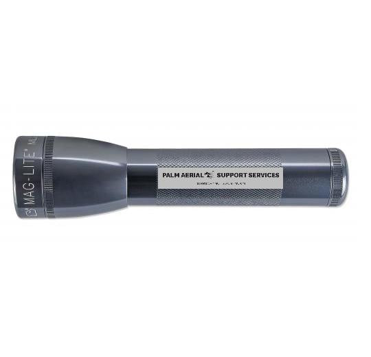 ML25LT LED 2-Cell C Flashlight - Gray - Custom Engraving