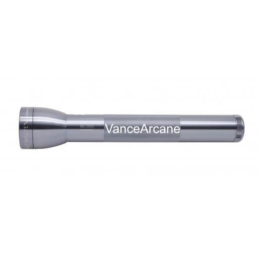 ML300L LED 3-Cell D Flashlight - Gray - Custom Engraving