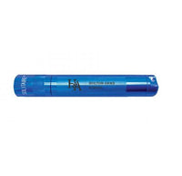 Blue Solitaire LED key chain flashlight with custom engraving