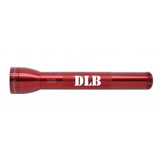 ML300L LED 3-Cell D Flashlight - Red - Custom Engraving