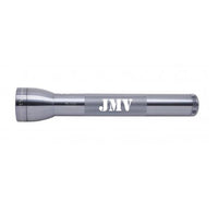 Gray ML300L 3-Cell D flashlight with JMV engraving