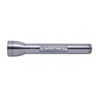 Gray ML300L LED 3-Cell D flashlight with engraving reading for Charlotte's Hands Only