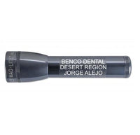 Gray ML25LT LED two-cell C flashlight with engraving Benco Dental Desert Region Jorge Alejo