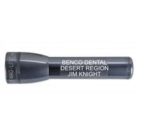 Gray ML25LT LED 2-Cell C flashlight with engraving BENCO DENTAL DESERT REGION JIM KNIGHT