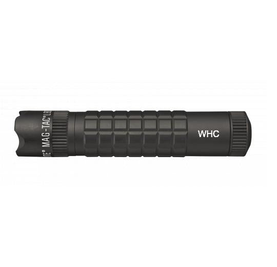 MAG-TAC CR123 LED Flashlight Crowned Bezel - Black - Custom Engraving