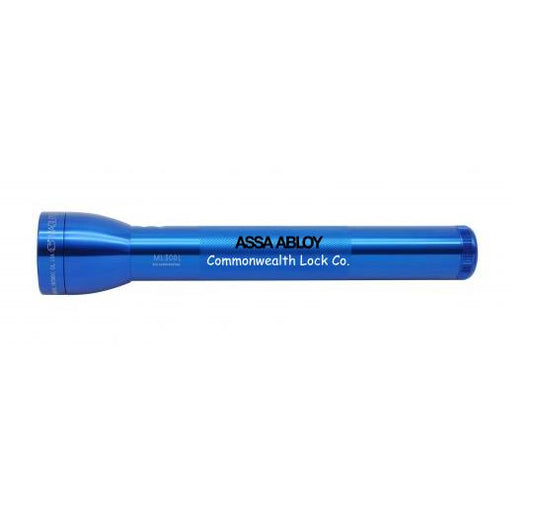 ML300L LED 3-Cell D Flashlight - Blue - Custom Engraving