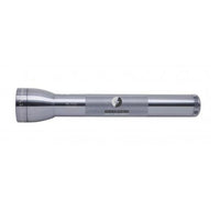 Gray ML300L LED 3-Cell D flashlight with knurled grip and custom engraving