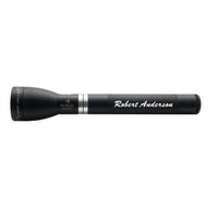 ML150LRX rechargeable LED fast charging flashlight in matte black with Robert Anderson engraving