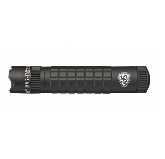 MAG-TAC CR123 LED Flashlight Crowned Bezel - Black - Custom Engraving