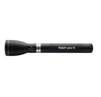 Matte black ML150LRX rechargeable LED fast charging flashlight with a large head