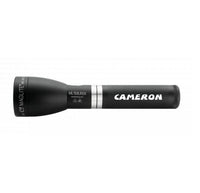 Matte black ML150LRSX rechargeable flashlight with CAMERON engraving.