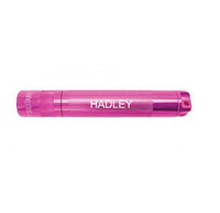 Pink Solitaire LED key chain flashlight with custom engraving