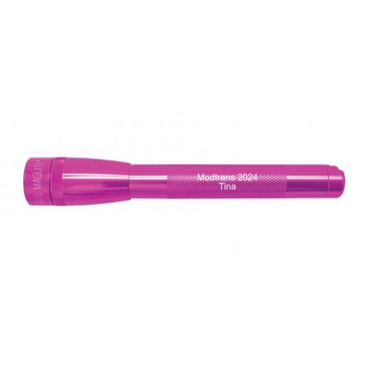 Mini Maglite Pro LED Flashlight - Pink - Custom Engraving