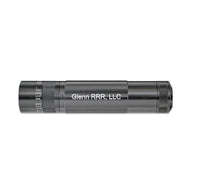 Gray XL50 LED 3-Cell AAA flashlight with Glenn RRR LLC engraving